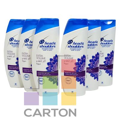 HEAD & SHOULDER EXTRA VOLUME ANTI-DANDRUFF SHAMPOO 6*190ML